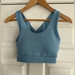 Kappa Logo DASP Women's Sky Blue Sports Bra S